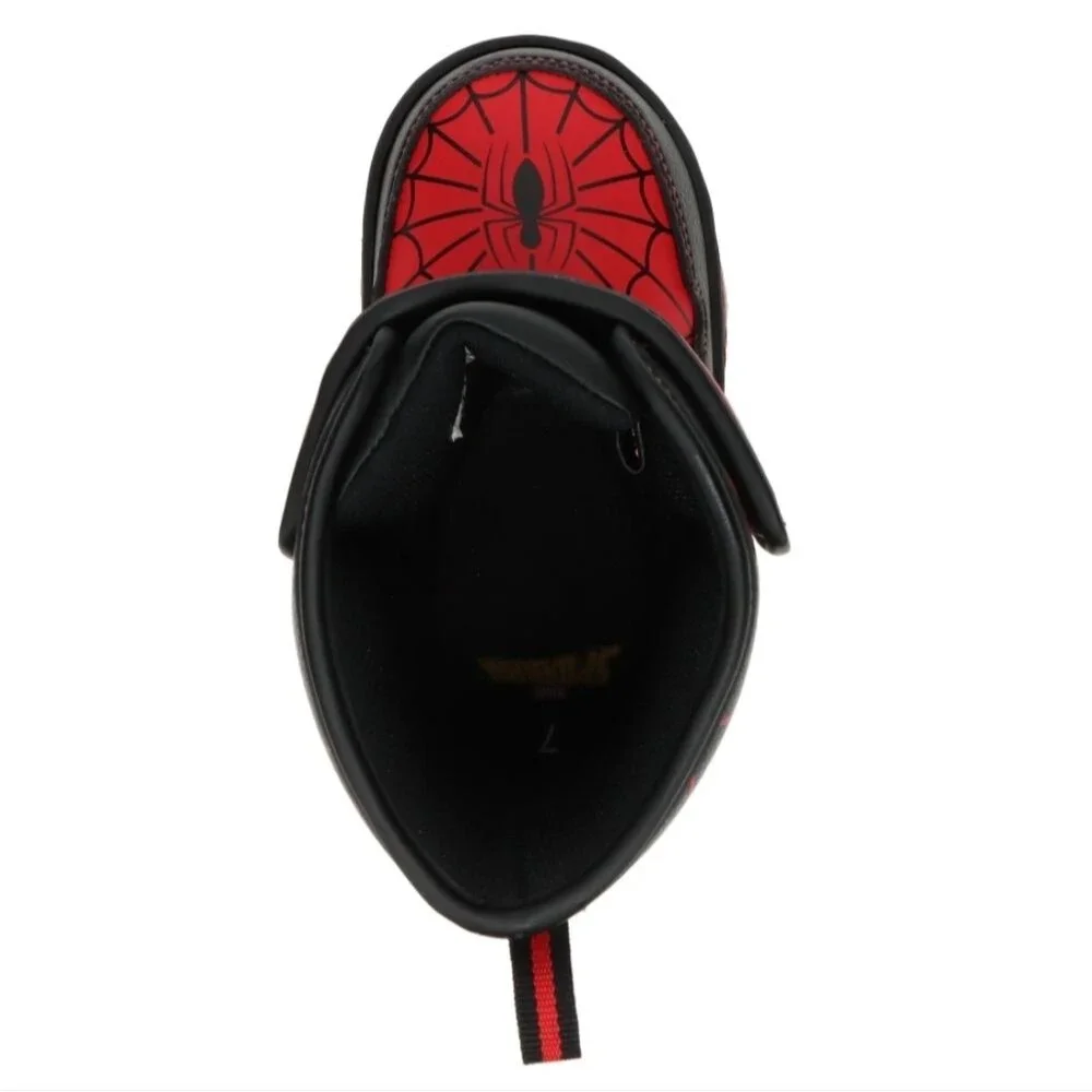 Spider-Man by Marvel Toddler Boys Winter Light-up Mid-Calf Boot Size 6